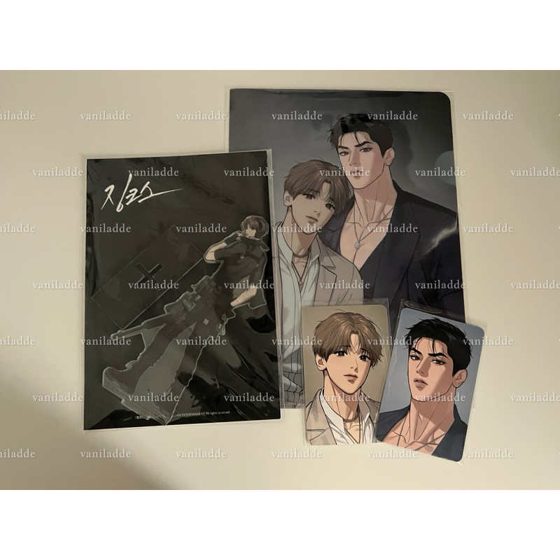 Lezhin Jinx Clearfile Set + Kim Dan BWRT Standee [Bundle]