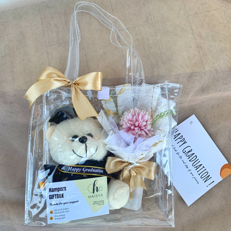 TOTEBAG GIFT / KADO WISUDA / KADO SIDANG SKRIPSI / KADO GRADUATION / GIFTBOX HAMPERS MURAH WISUDA
