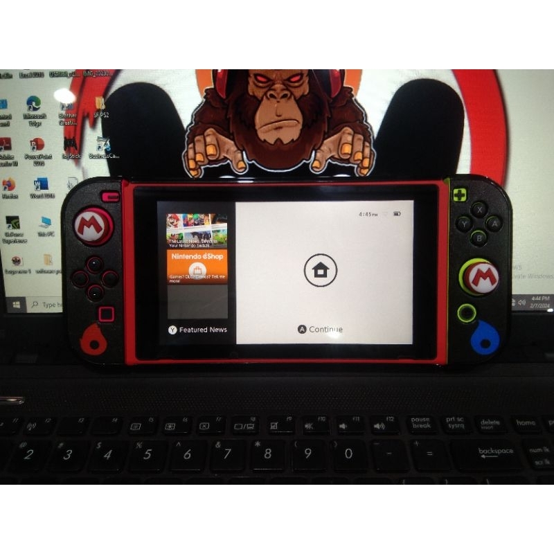 Nintendo Switch V2 Tablet merah Second / Bekas