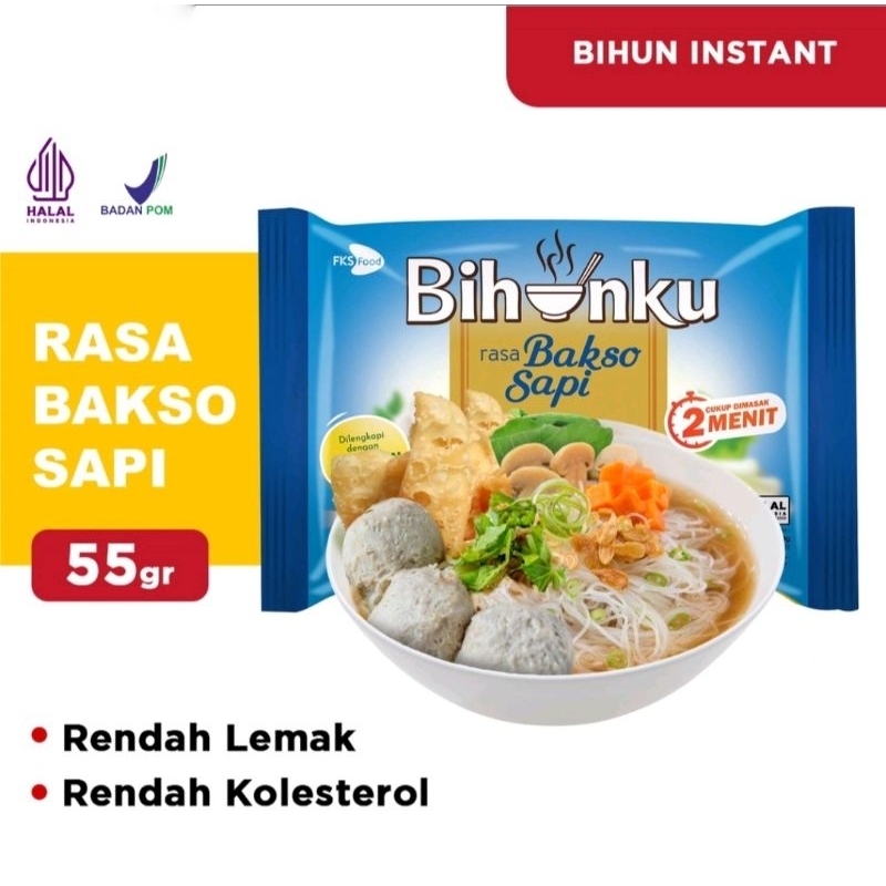 

Bihunku Bakso Sapi 55 gr