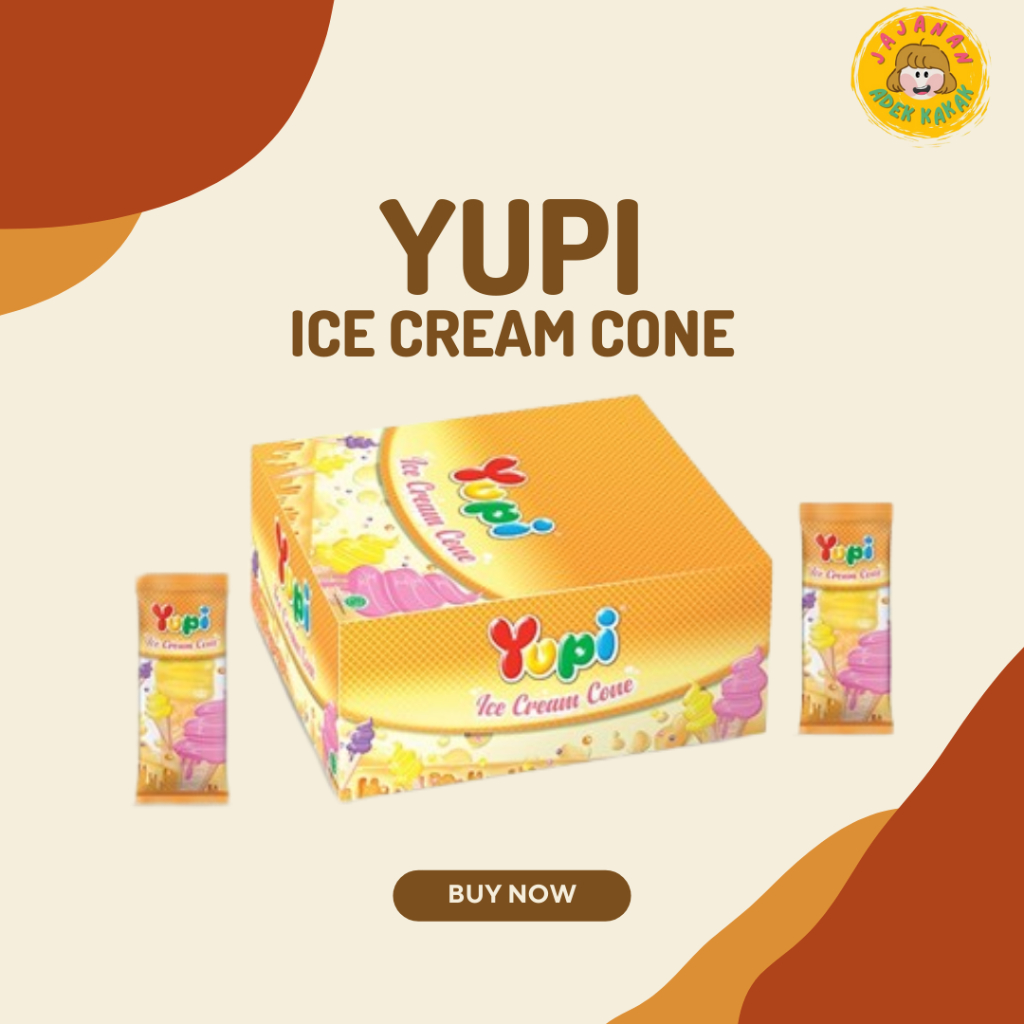 

Yupi Box Ice Cream Cone Isi 24 Pcs