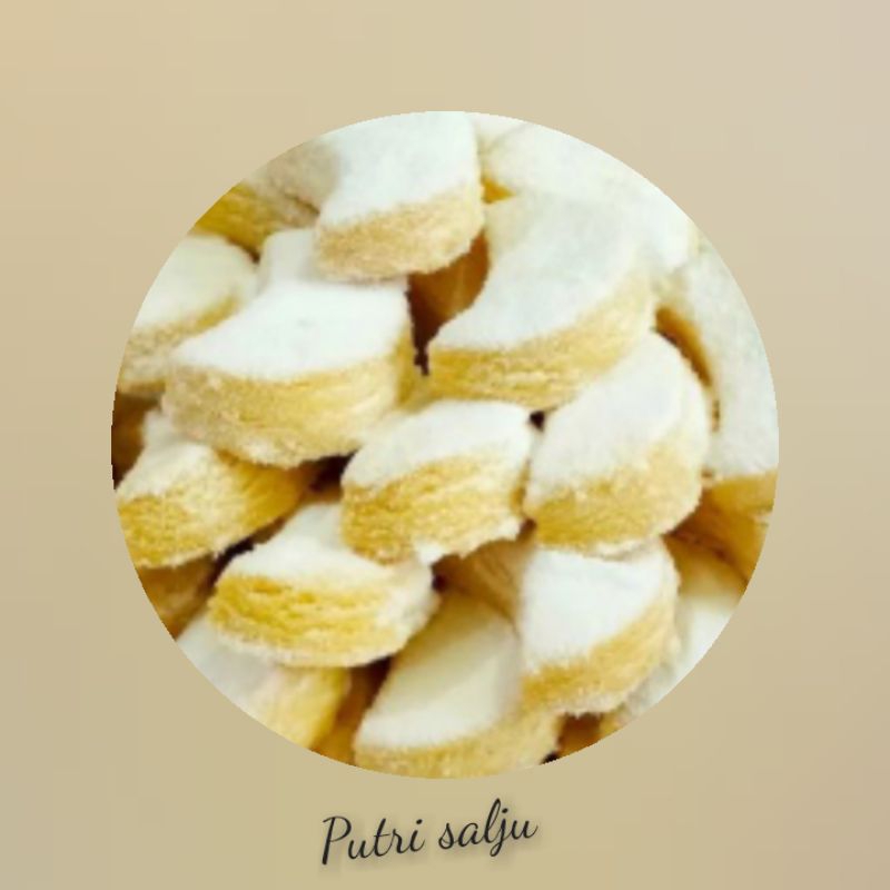 

Putri salju lumer/Putri salju toples 800ml/Kue kering lebaran