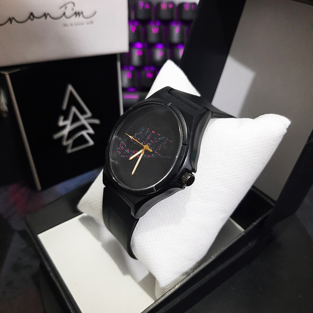 Jam Tangan Nike Pria Analog Quartz Tali Rubber Kuat