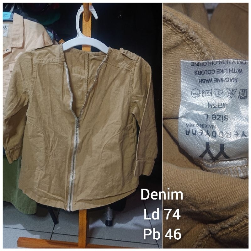 Jaket jeans/corduroy/kanvas/Outwear Anak Preloved