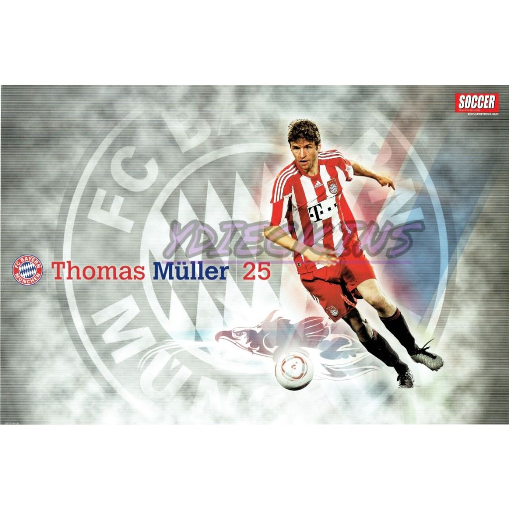 Poster Bola Tabloid SOCCER Bayern Munchen - Thomas Muller (2010/2011)