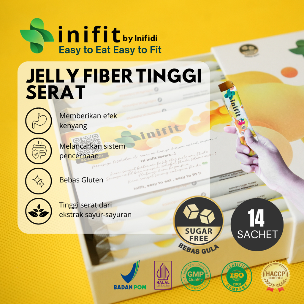 INIFIT JELLY FIBER - 14 Pieces