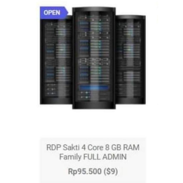 RDP SPEK 4 core Ram 8GB ART X7I7