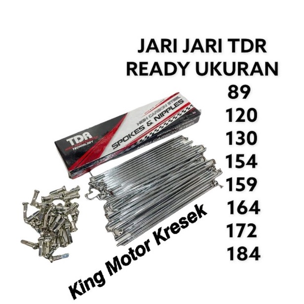 Vpf Jari Jari TDR Warna Chrome Untuk Segala Motor Matic Mio Beat Vario p Special Edition