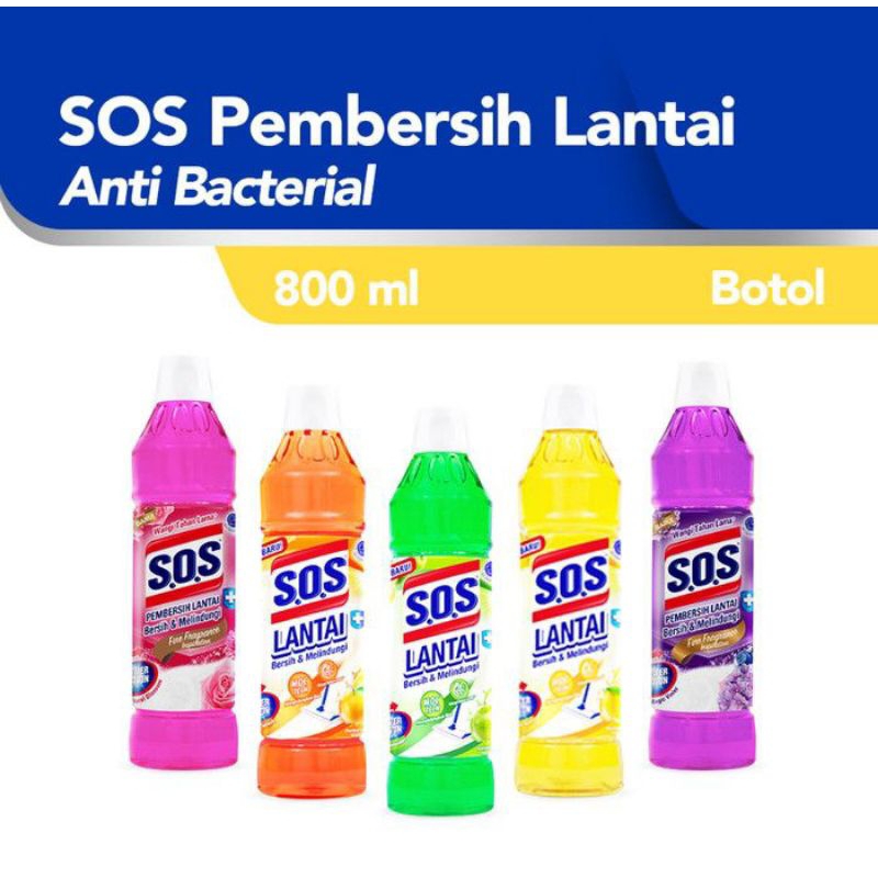 SOS Pembersih Lantai Botol 800ml