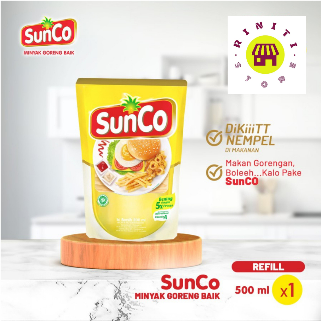 

SUNCO REFILL 500ml - Minyak Goreng BAIK