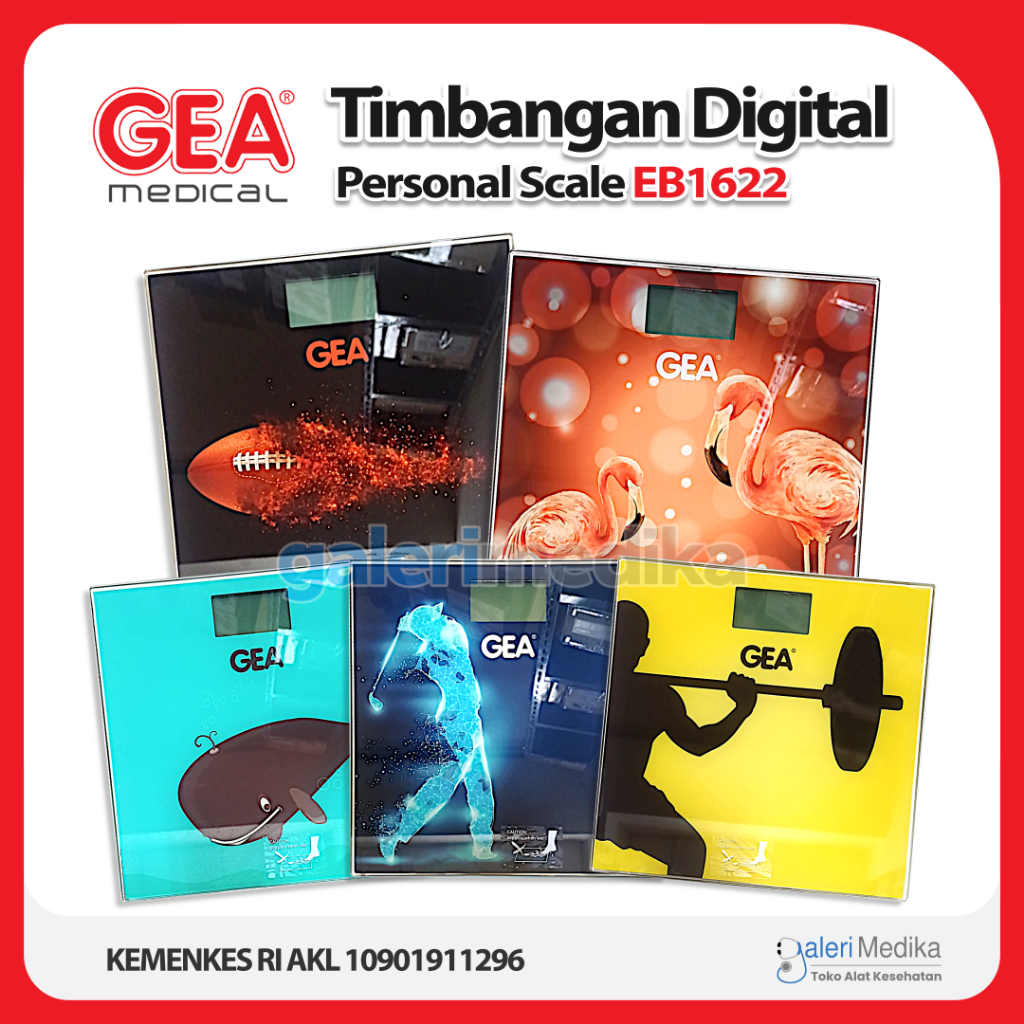 Timbangan Badan Digital GEA EB1622 / Timbangan Berat Badan GEA EB 1622 - Timbangan Digital GEA