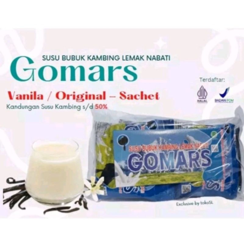 

Susu kambing Original Gomars 200gr sachet