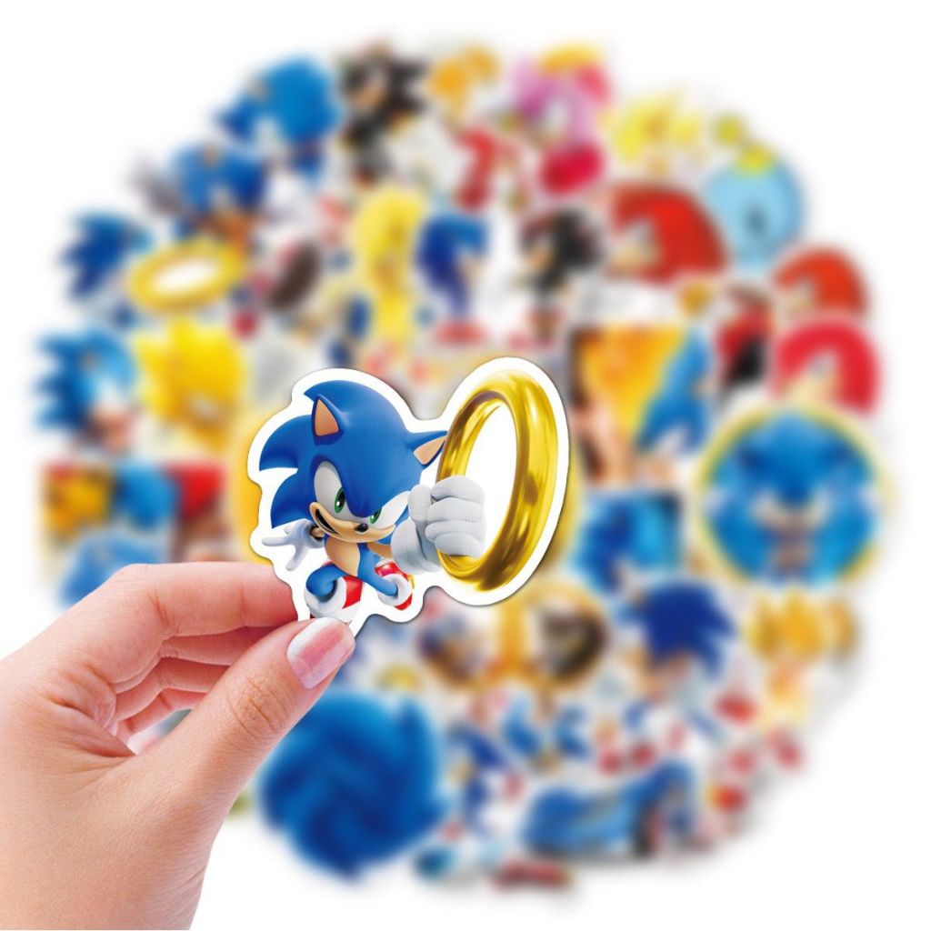 

STIKER VINIL ISI 50 PCS SONIC 2 THE HEDGEHOG STICKER ANTI AIR AESTHETIC