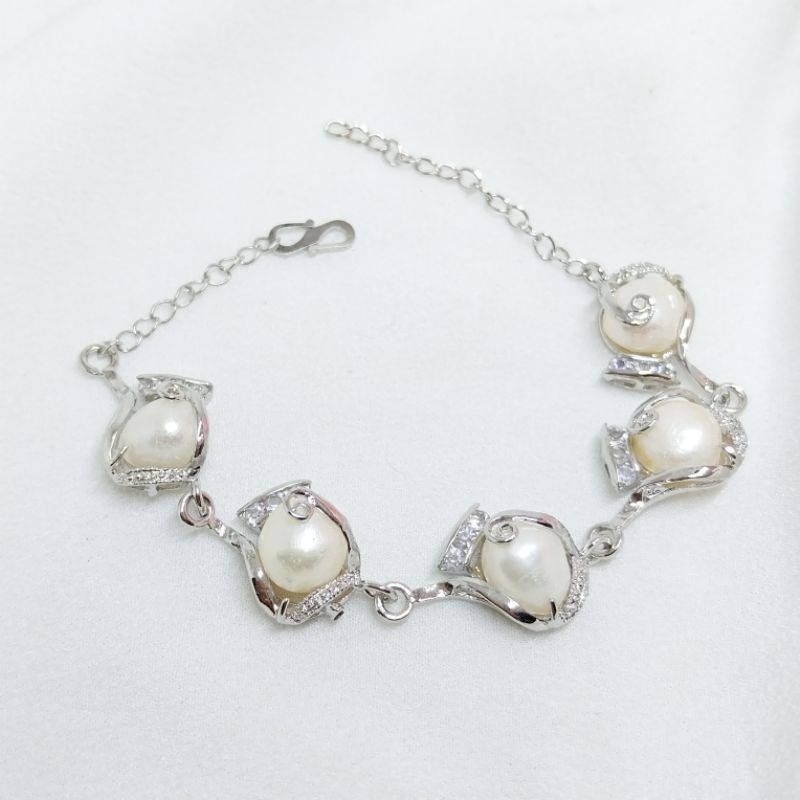 Lulu Pearl Mutiara Lombok - Gelang Mutiara Lombok | Mutiara Barok | Mutiara Lombok Asli | Gelang | M