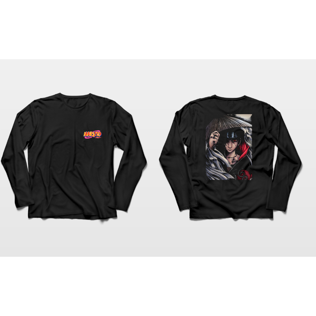 KAOS LENGAN PANJANG ANIME NARUTO UCIHA ITACHI BIG SIZE