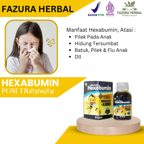 Hexabumin - Obat Pilek Anak, Obat Pilek Menahun Pada Anak, Obat Anak Sering Ingusan, Obat Hidung Mam