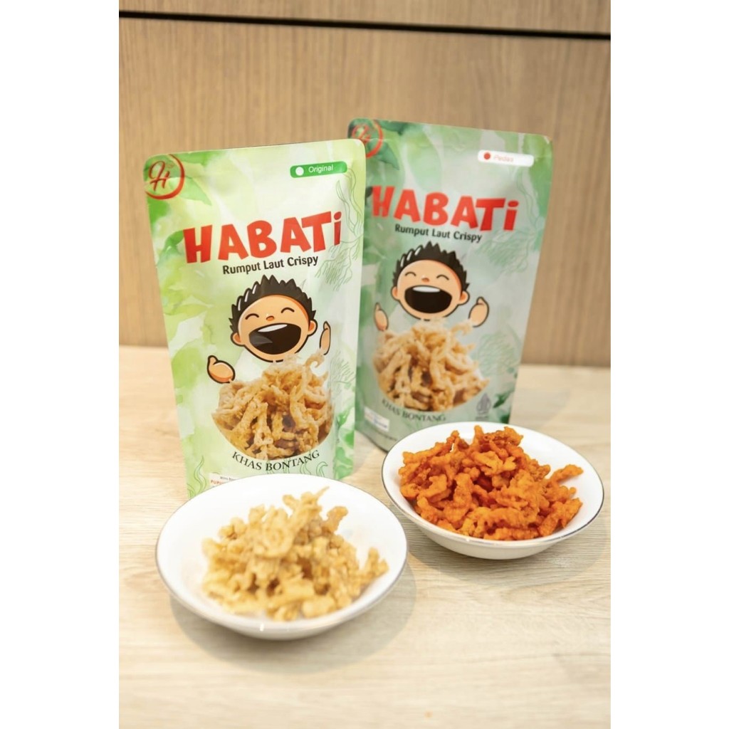 

RUMPUT LAUT CRISPY - ORIGINAL/PEDAS 80 G | HABATI