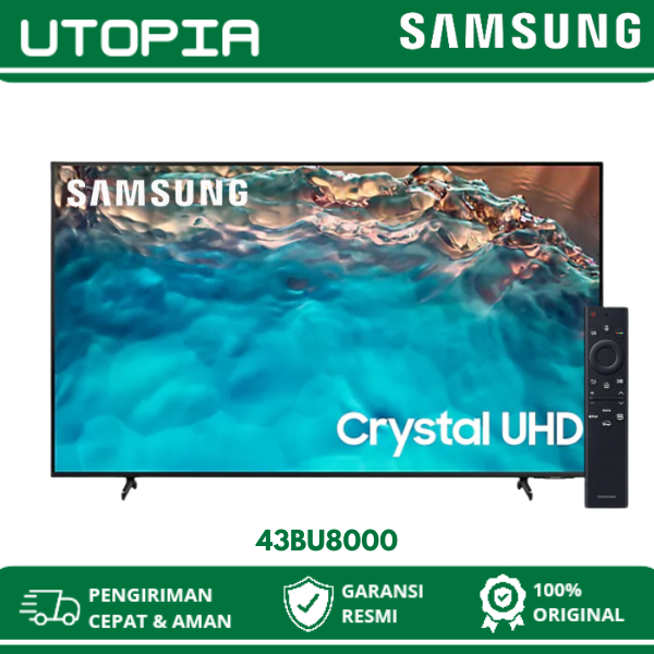 SAMSUNG 43BU8000 / LED TV SAMSUNG BU8000 SMART TV 43 INCH CRYSTAL 4K UHD