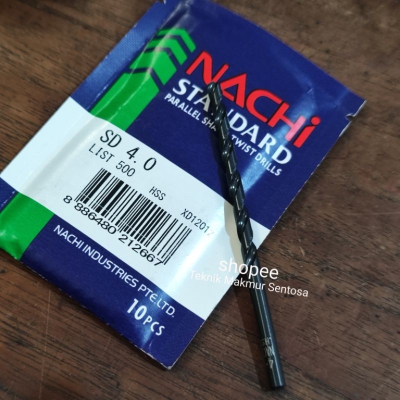 Mata Bor Besi 4mm Nachi HSS 4 mm - ECER ori