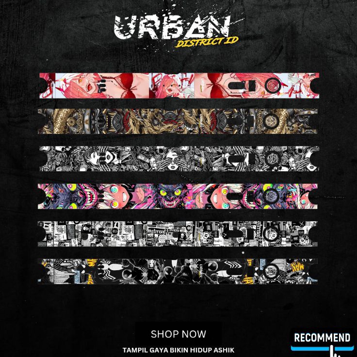 

New Kodeh6H1t URB FBodyLuar Stiker B6 LostV Vinyl By URBAN DISTRICT ID