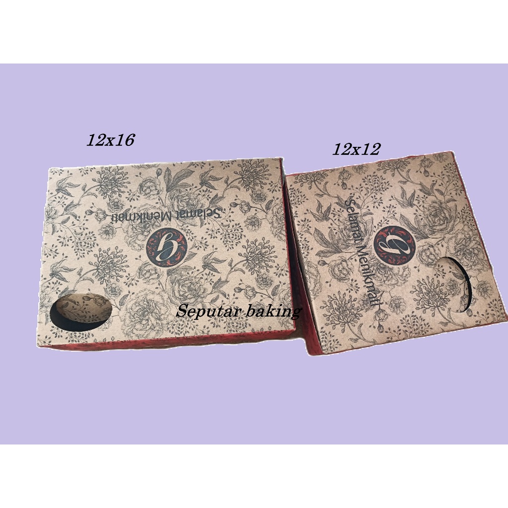 

Kotak kue GS Brown 12x16 (1pak=100pcs) / snack box