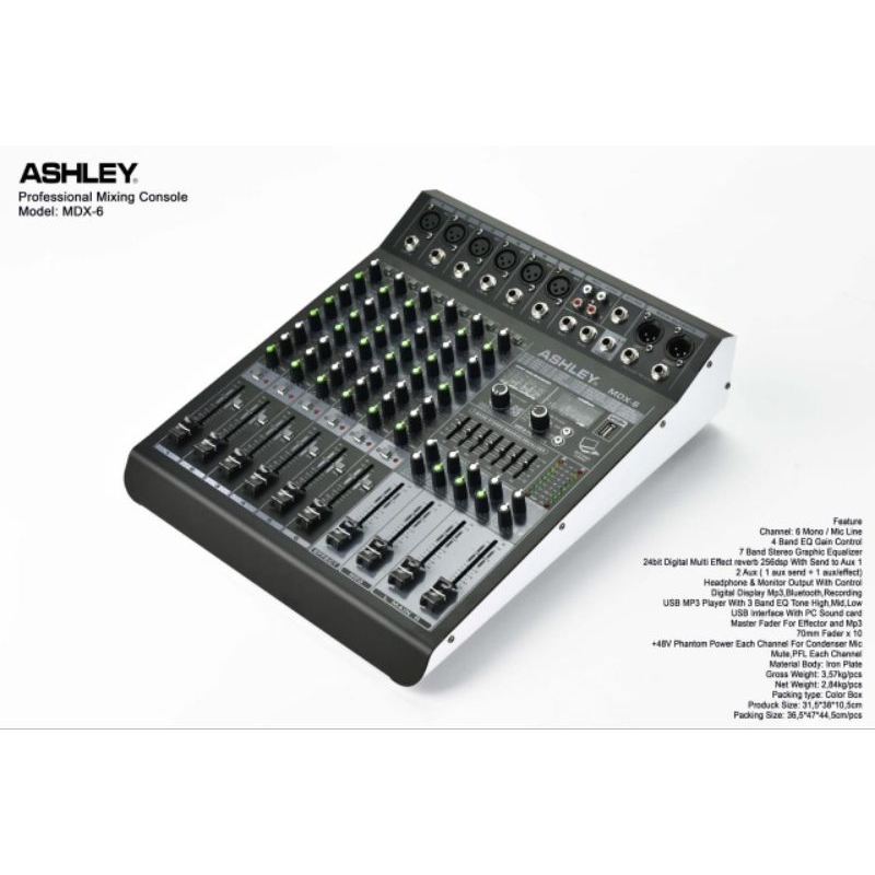 Ashley mixer MDX6