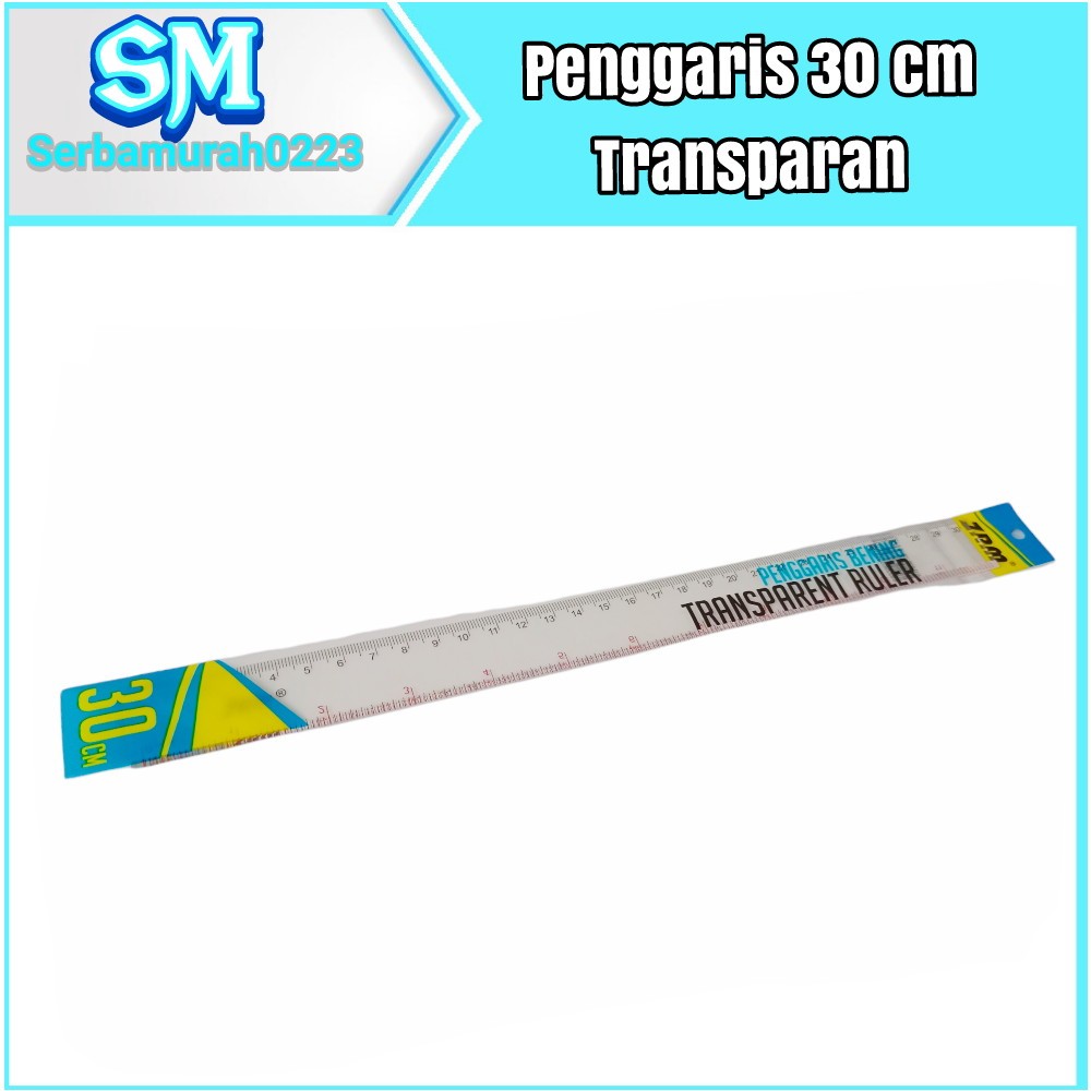 

penggaris bening penggaris transparan 30cm
