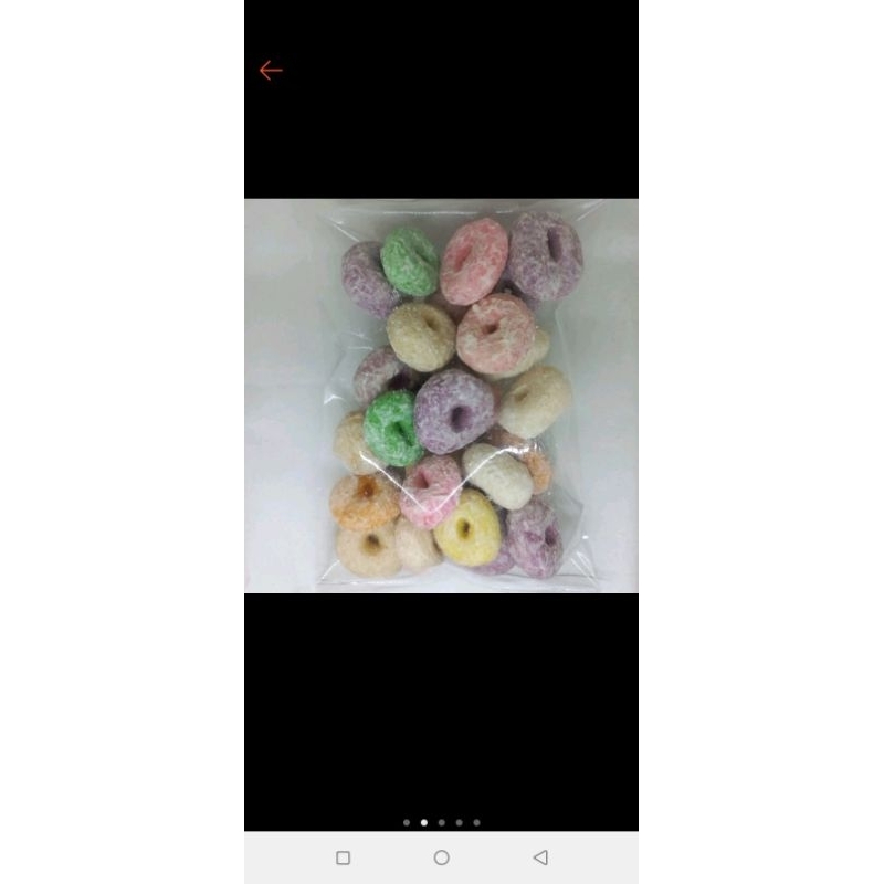 

donat warna warni,