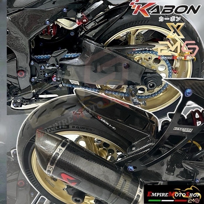 Kabon Spakbor Hugger ZX25R ZX 25 R ZX 25R Model ZX6R Carbon Kevlar