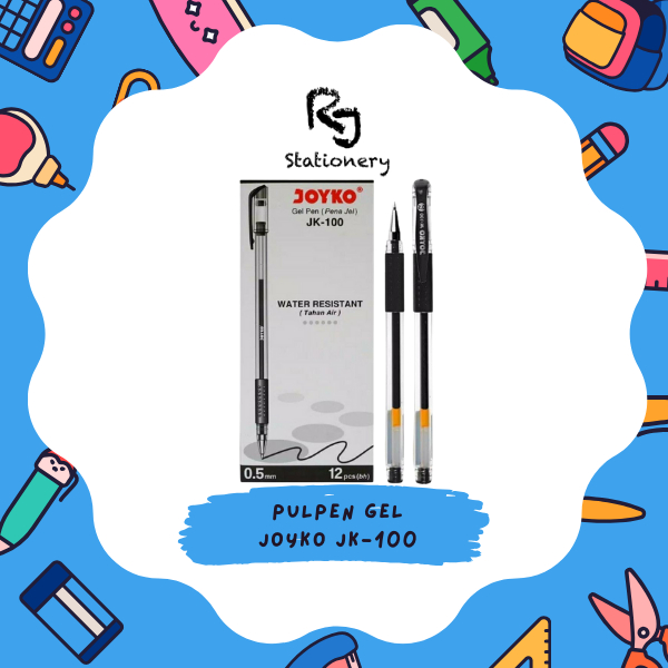 

Gel Pen Pulpen Pena Joyko JK-100 0.5 mm (Lusin)