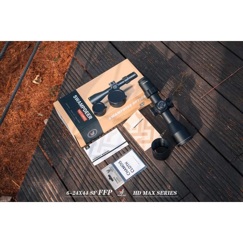 Teleskop Swampdeer HD MAX 6-24x44 SF FFP Swamp Deer Optics