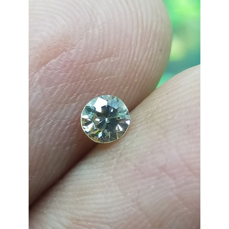 Natural Berlian Light Brown / Coklat muda Banjar Blink Blink Brt -+ 0,17 crt dan 0,20 crt / 3,6 mm d