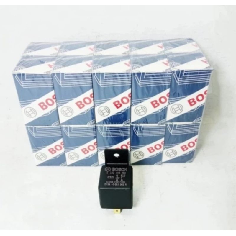 BOSCH Relay 12V Kaki 5 87 87 30A Penghubung Arus Relay Lampu Klakson