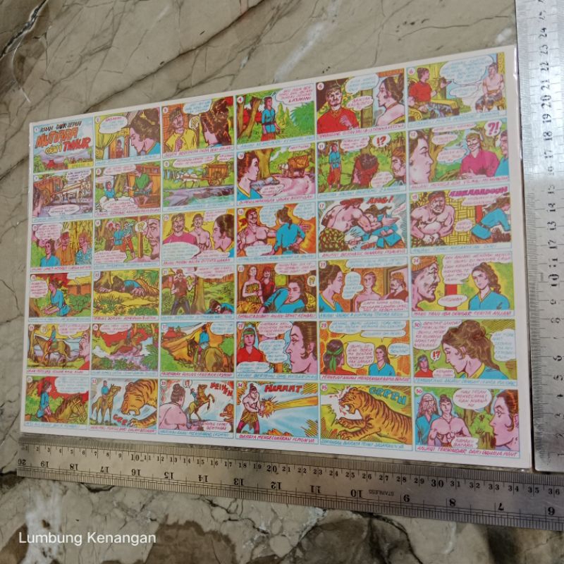 Mainan jadul Gambaran umbul Saur sepuh mutiara dari timur A