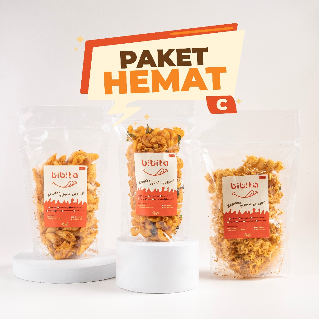 

PAKET HEMAT C (MAKARONI 500GR, LUMPIA 500GR, MIE 500GR)