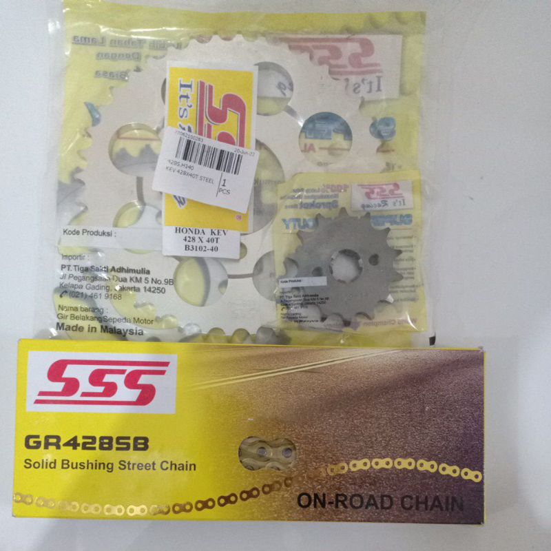 gear gir sss 428 rantai gold sss kev/suprax/astrea grand/legenda/win/dll