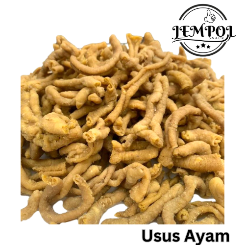 

(JEMPOL.SNACK) CEMILAN USUS AYAM ORIGINAL CEMILAN ENAK RENYAH MURAH GURIH