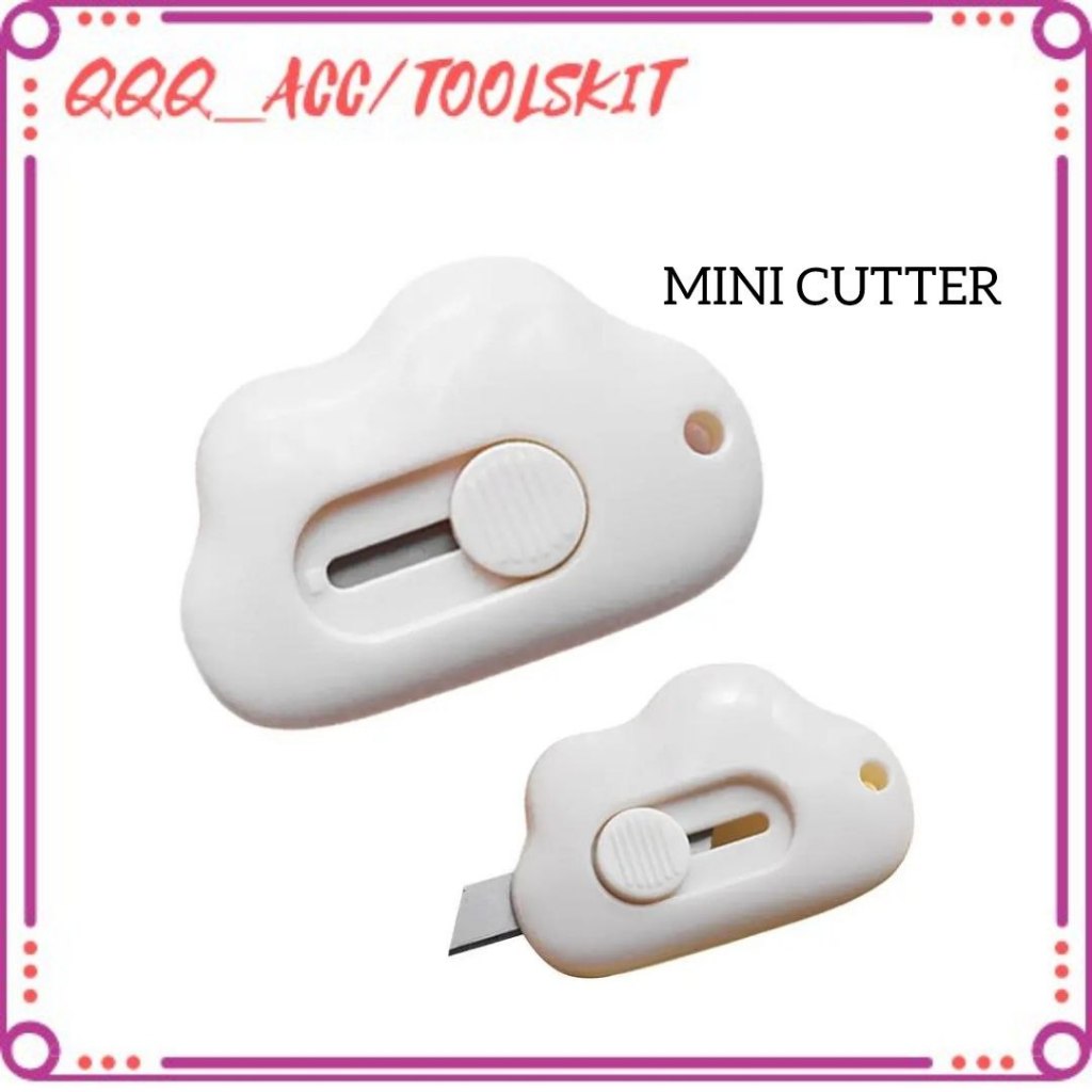 

Cutter Mini Pisau Pemotong Kertas Mini Portable Cutter Mini Bentuk Lucu lucu Cutter Mini Pembuka Paket