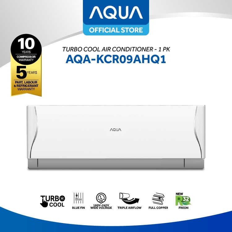 AC AQUA STANDAR 1 PK AQA-KCR09AHP/AHQ UNIT ONLY