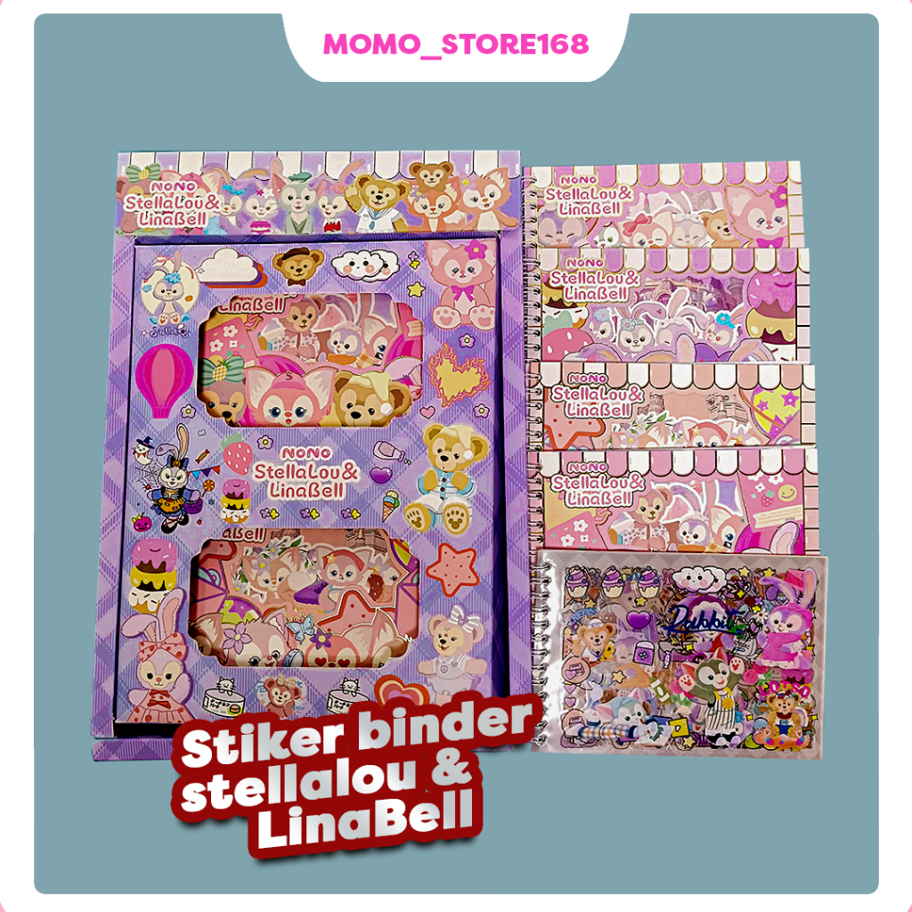 

Stiker Binder Aesthetic Stellalou lina bell Stiker Book Buku Binder Stellalou lina bell