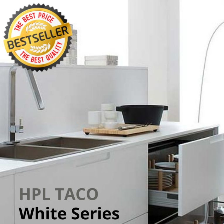 PELAPIS FURNITURE HPL TACO WHITE SERIES