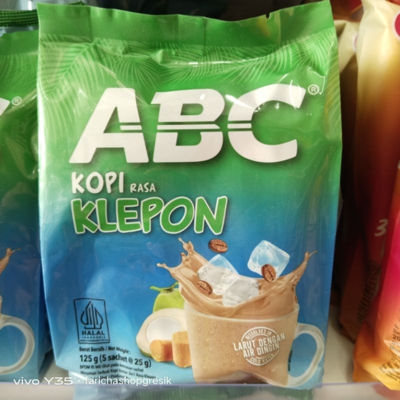 

ABC KOPI RASA KLEPON ENAK BANGET 25gr * 5 sachet