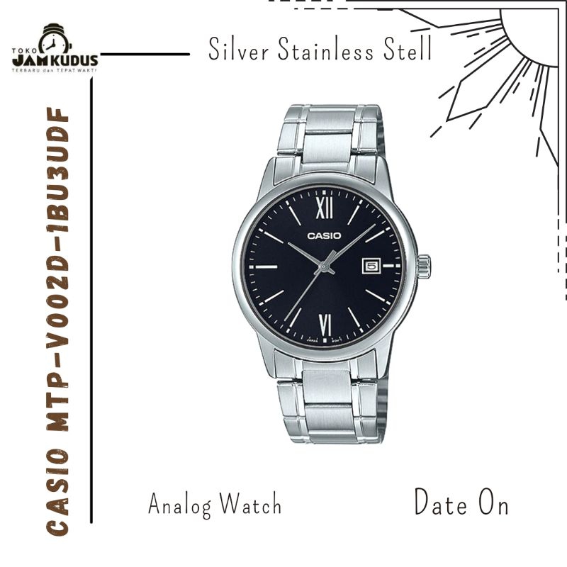 JAM CASIO UNISEX SIMPLE ELEGANT ORIGINAL