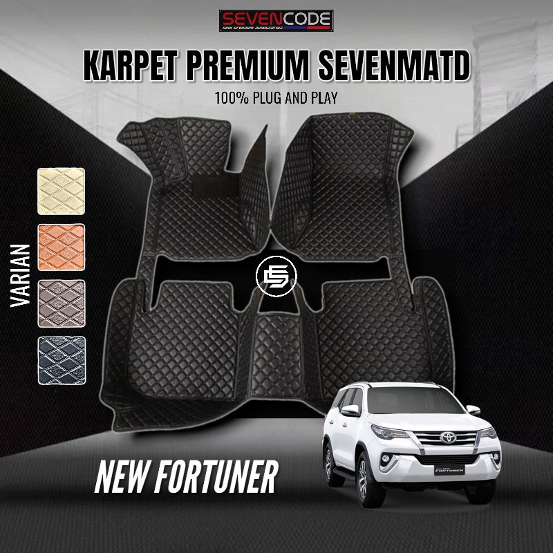 KARPET DASAR MOBIL SEVENMATD 7D - NEW FORTUNER ALL TYPE