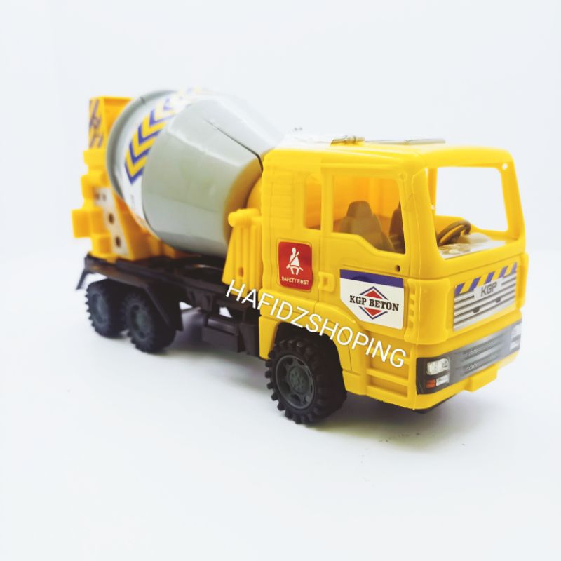 MAINAN TRUCK MOLEN MIXER KGP BETON TRONTON SIMULASI KONSTRUKSI