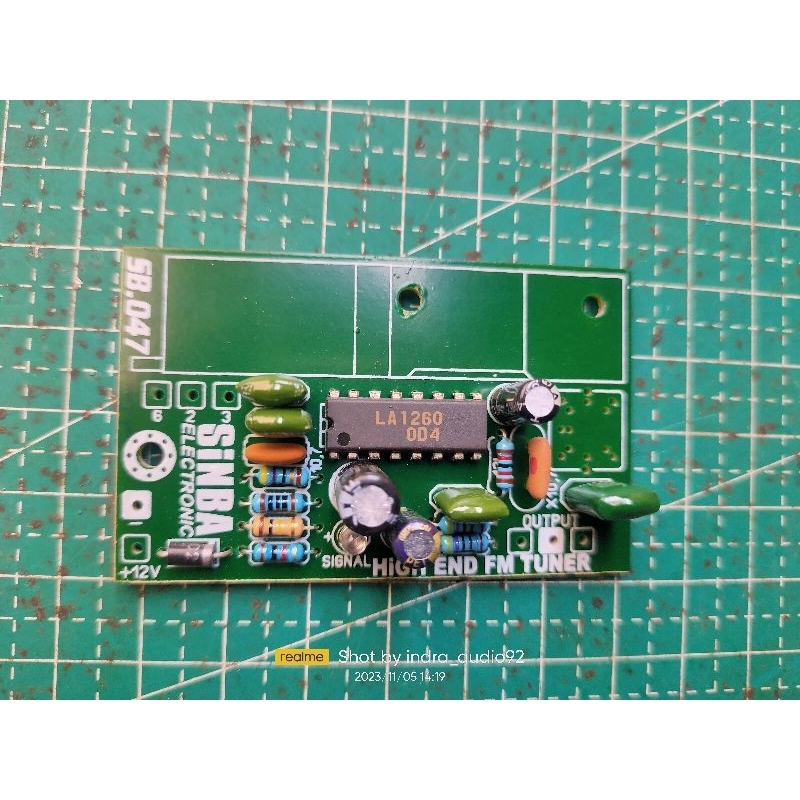 Kit Radio Tuner Fm Mono to Stereo Tanpa Kepala Tuner