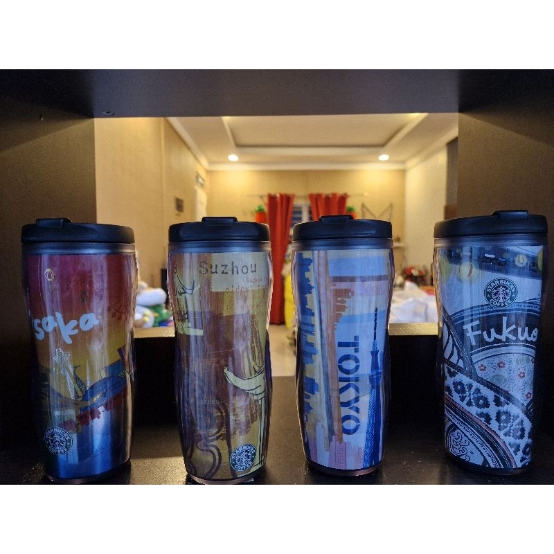 Tumbler STARBUCKS COFFEE (Japan City Series) Fukuoka,Tokyo,Suzhou,Osaka,Hokkaido,Hiroshima,Kyoto