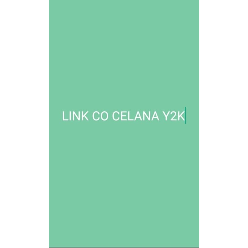celana y2k