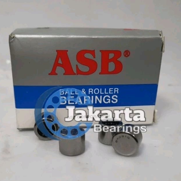 NEEDLE BEARING BAMBU BK0810 / BK 0810 8X12X10 Model Tutup Sebelah MERK ASB