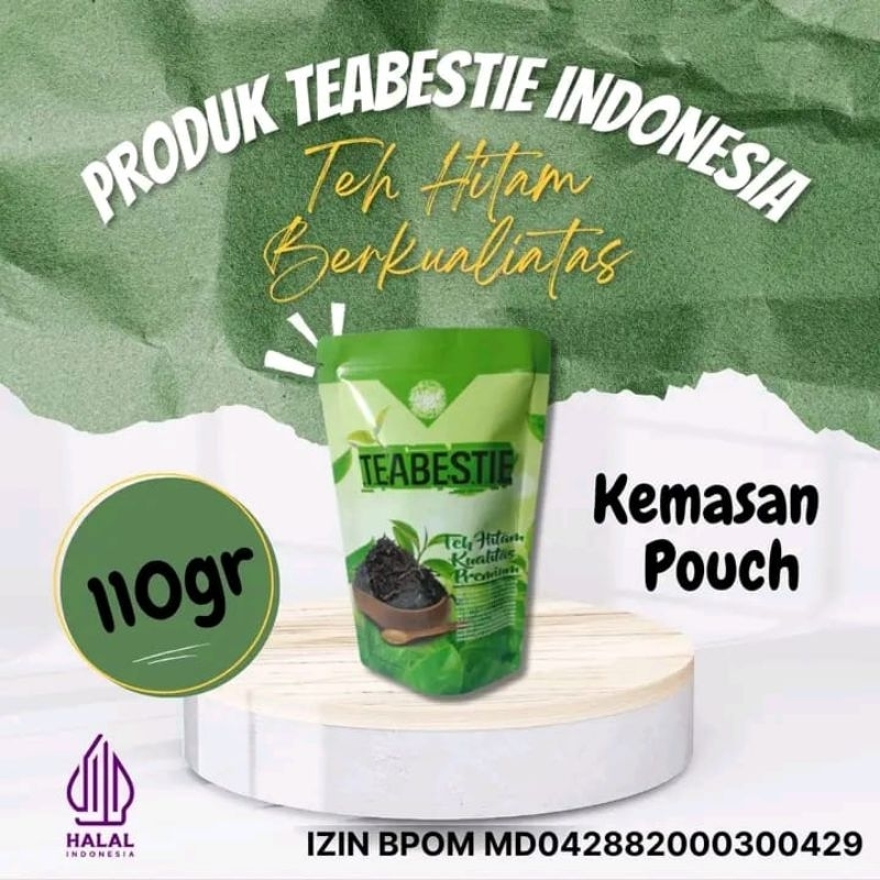 

Teh Hitam TEA BESTIE pouch 110gram penurun berat badan dan untuk segala penyakit